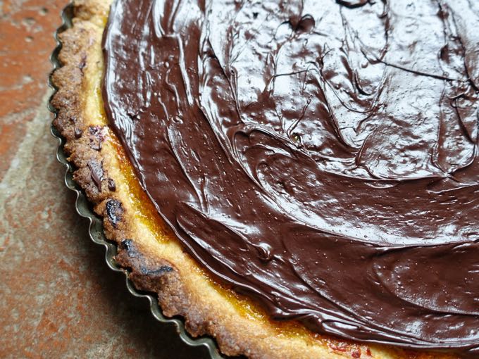 Orange & Chocolate Crostata Recipe from Elizabeth Minchilli