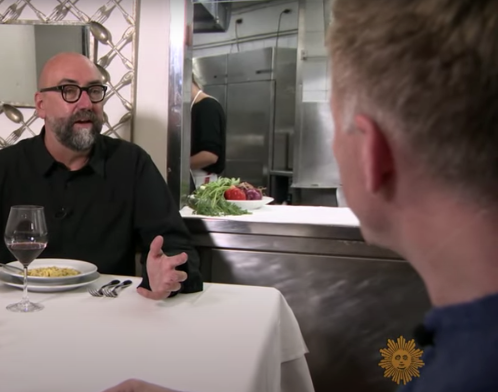 CBS Sunday Morning: Rolando talks Tortellini in Brodo