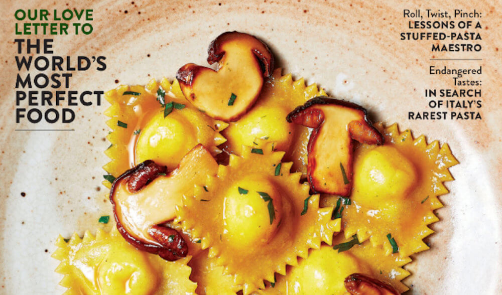Dried pasta finally gets the respect it deserves in Saveur Magazine