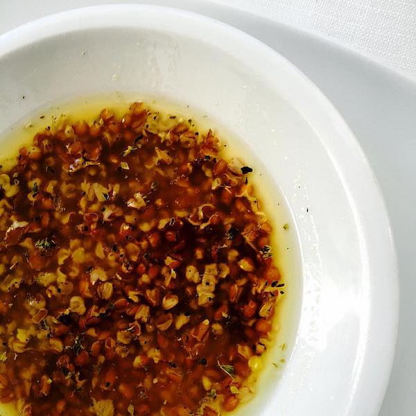 Zuppa di Farro e Colatura di Alici