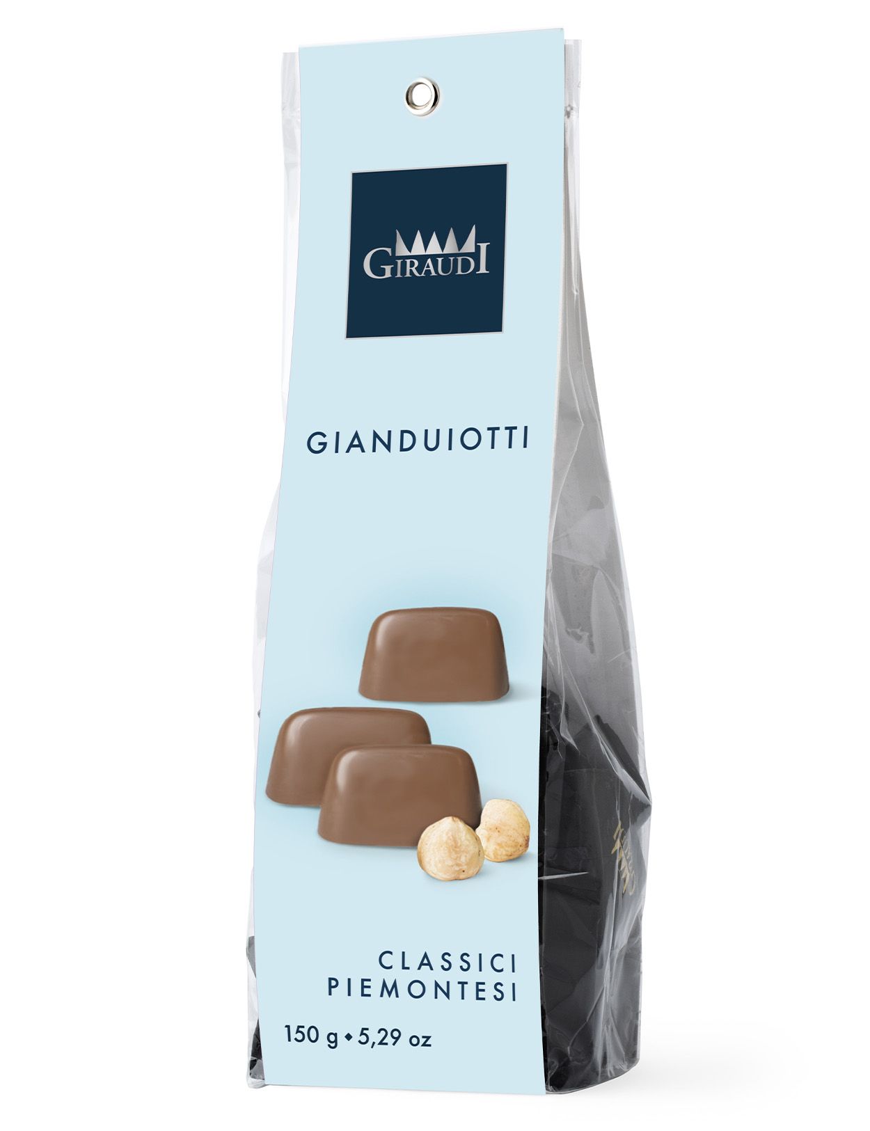 Gianduiotti Black Label - Dark Chocolate with Extra Hazelnut