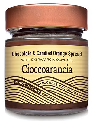 Cioccoarancia - Hazelnut Chocolate Orange Spread with Extra Virgin Olive Oil