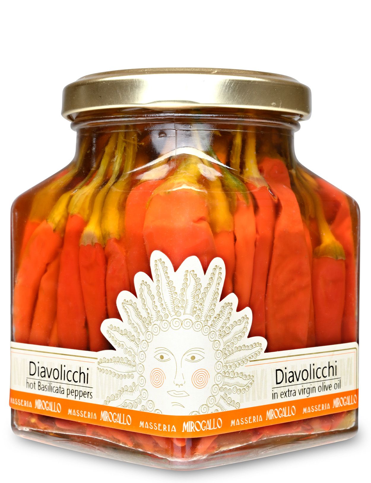 Diavolicchi Hot Peppers in Extra Virgin Olive Oil