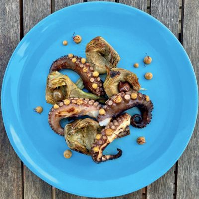 Octopus & Artichoke with Agrumato® Lemon Aioli