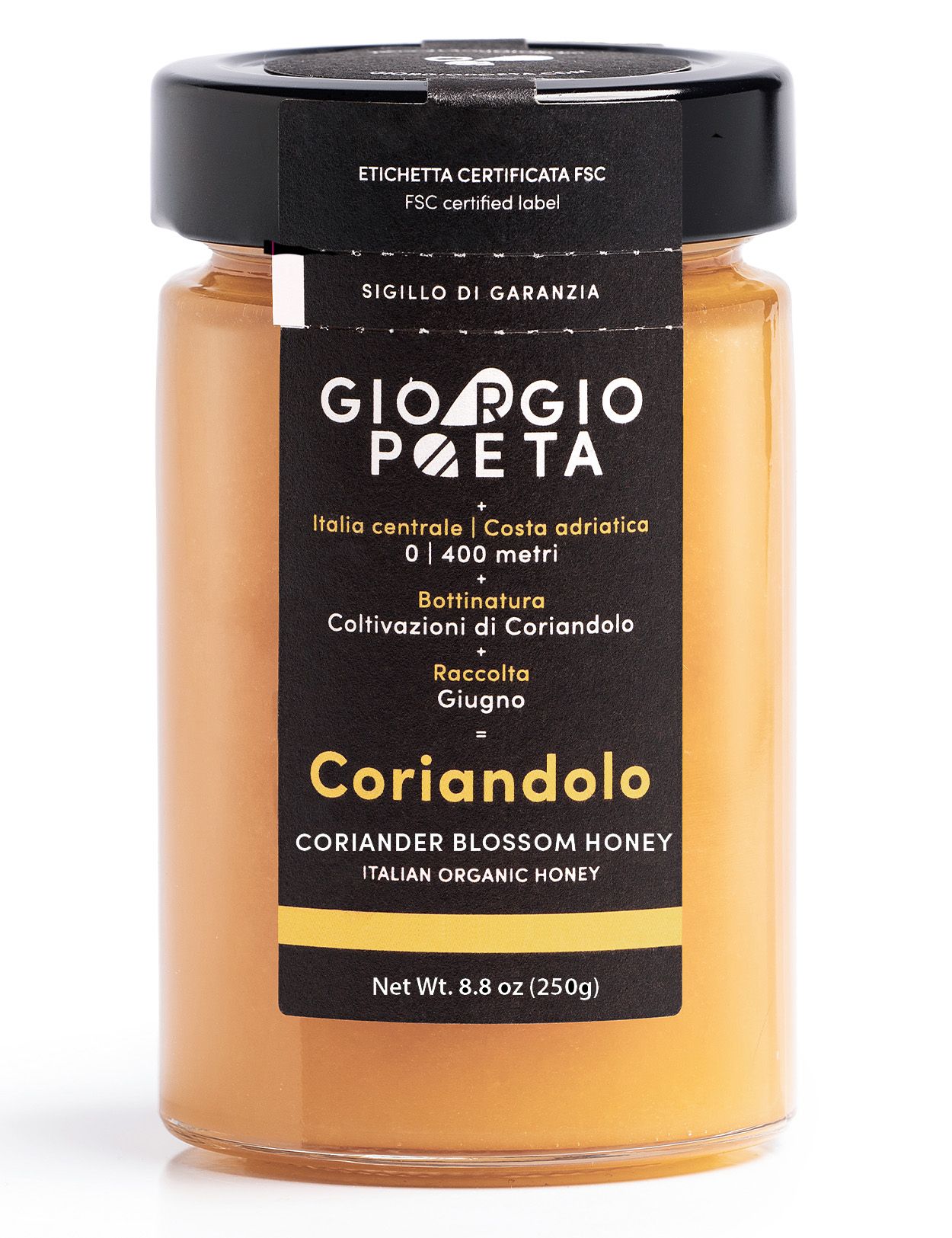 Coriandolo - Organic Coriander Blossom Honey