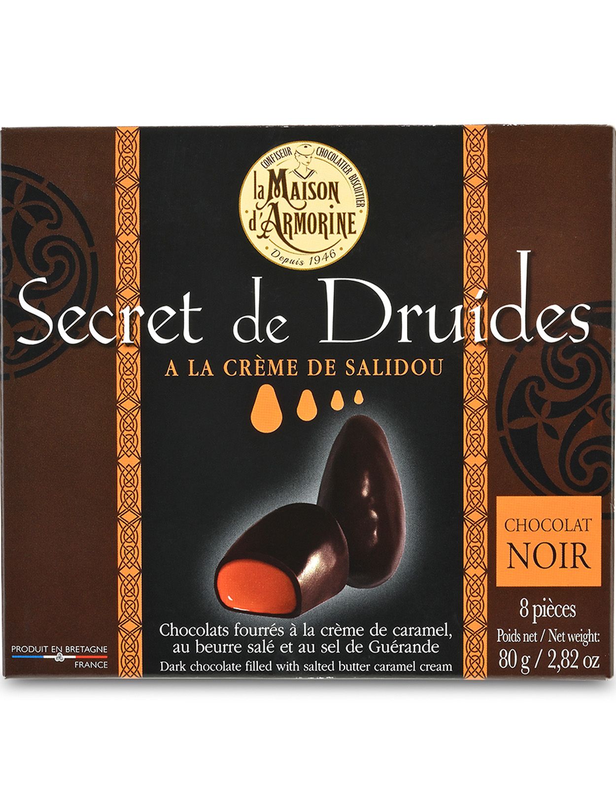 Secret de Druides - Dark Chocolates with Salted Caramel Cream