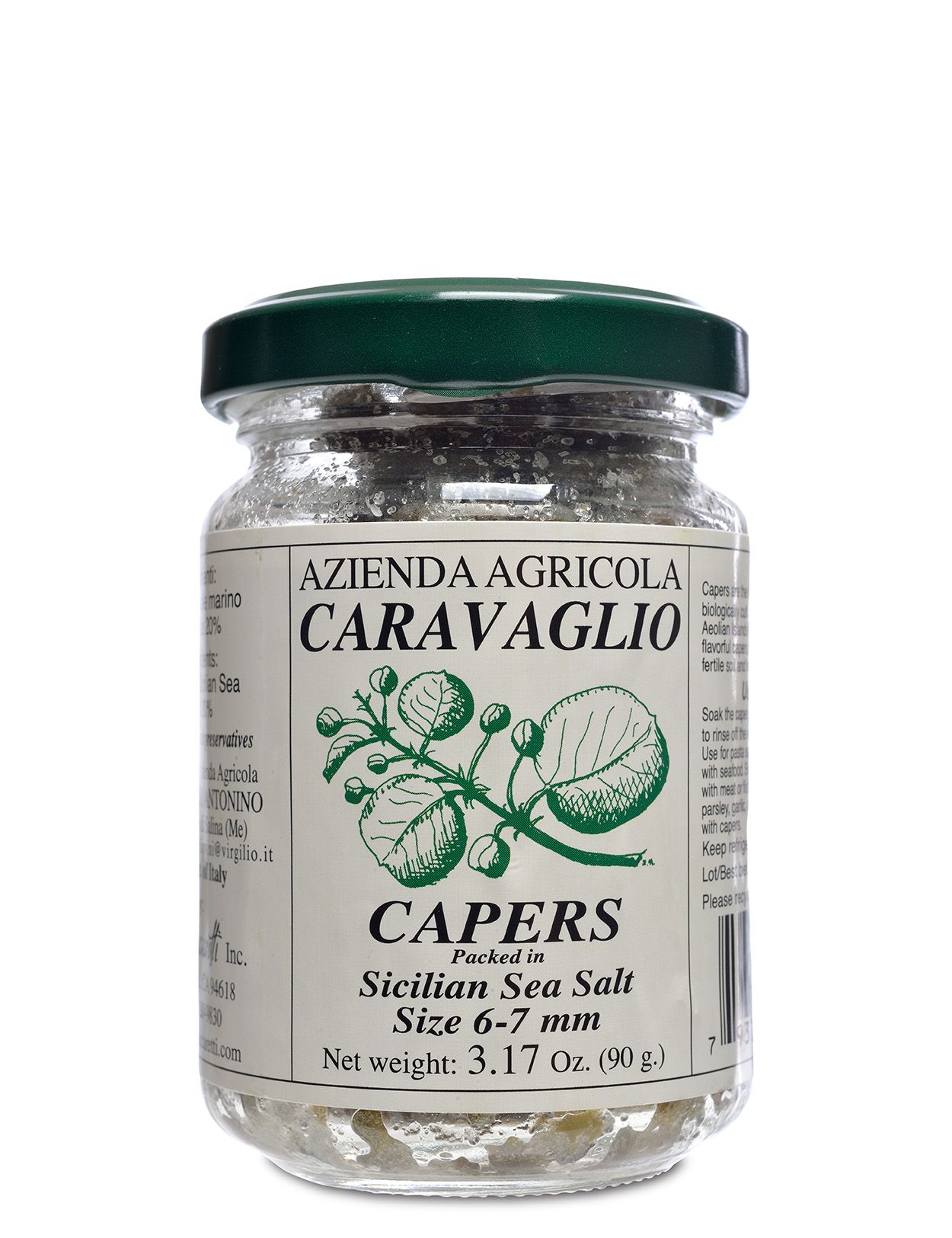 Sicilian Salted Capers from Salina (caliber 6-7 mm)