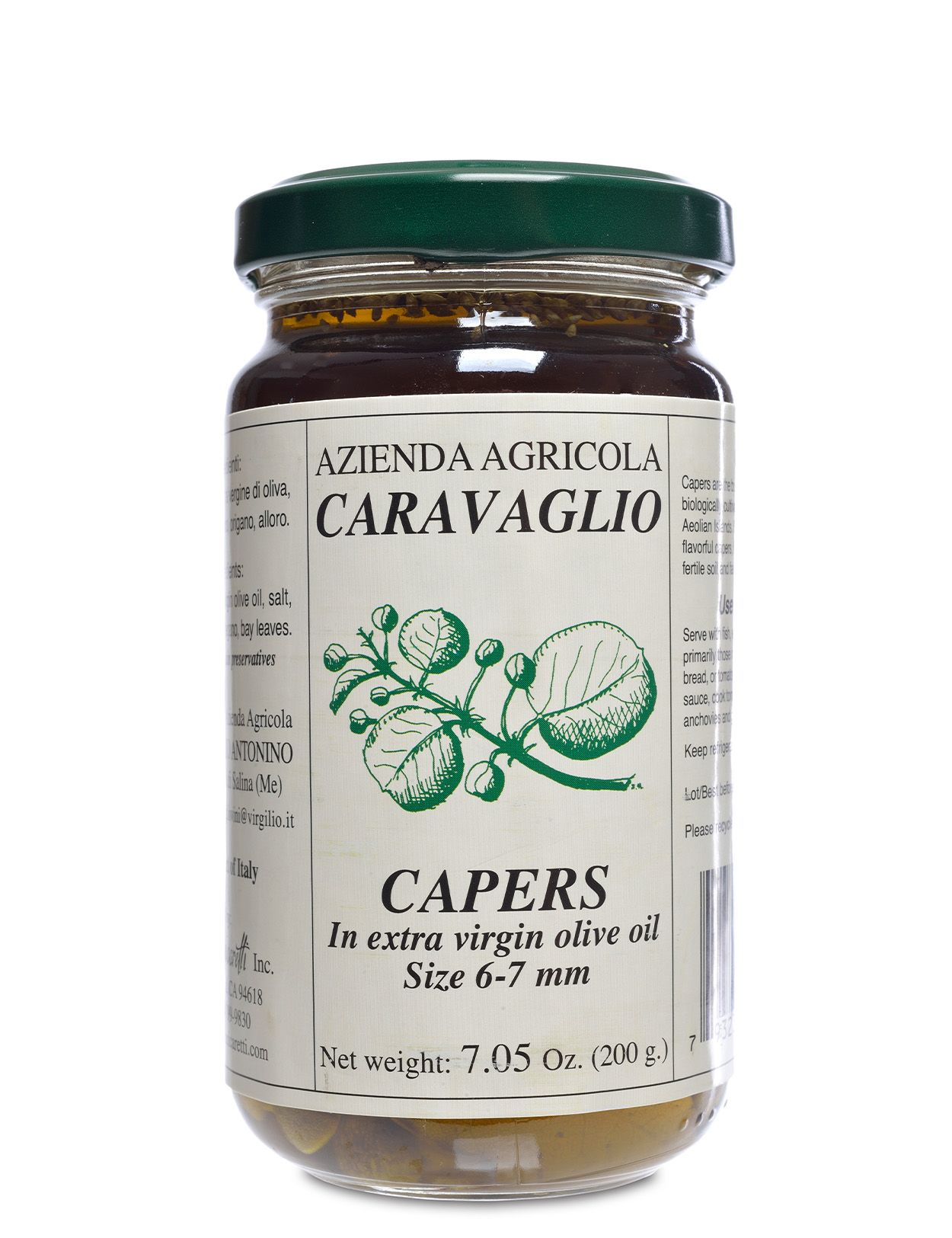Sicilian Capers in Olive Oil and Herbs